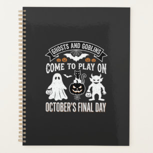 Ghosts and Goblins Halloween October Final Day_1 Planner