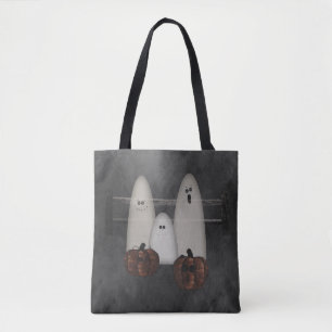 Ghosts And Pumpkins Halloween  Tote Bag