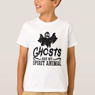 Ghosts Are My Spirit Animal Ghost Hunter Hunting T-Shirt