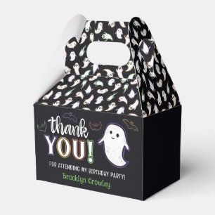 Ghosts & Bats Halloween Birthday Thank You Favour Box