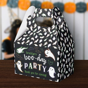 Ghosts Boo-Day Halloween Birthday Thank You Favour Box