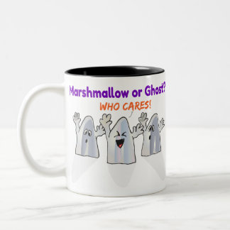 ghosts funny gift Two-Tone coffee mug