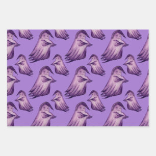 Ghosts goblin witch candy Design Perfect Halloween Wrapping Paper Sheet