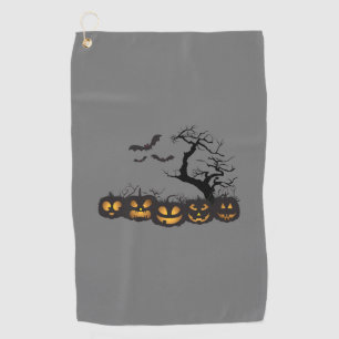 Ghosts, Goblins, and Golf: Halloween Golf Towels. Golf Towel