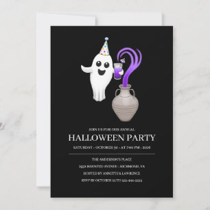 Ghost's Halloween Party Invitation