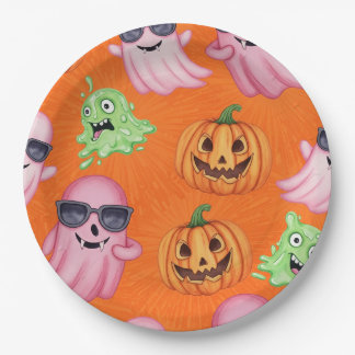  Ghosts in Glasses, by Natasha Us   Paper Plate