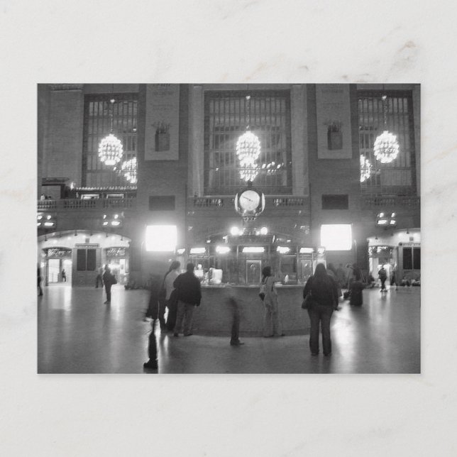 "Ghosts in Grand Central" Postcard (Front)