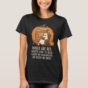 Ghosts Love To Read - Funny Halloween Book Lover T-Shirt