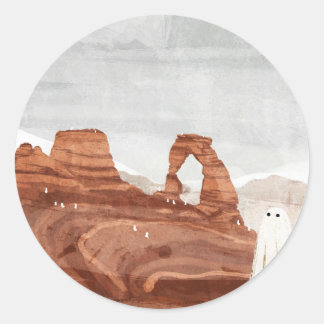 Ghosts of Moab Classic Round Sticker