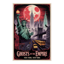 Ghosts of the Empire Haunted NYC Poster