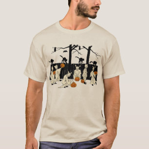 Ghosts on Parade Vintage Halloween Shirt