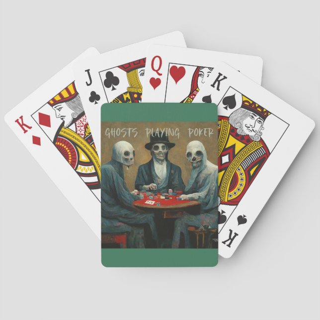 Ghosts Playing Poker Cards (Back)