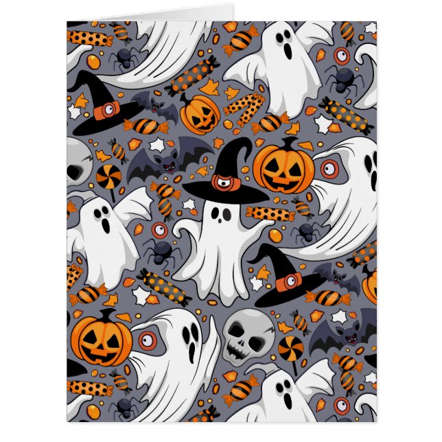 Ghosts Spooky and Creepy Cute Monsters (Front)