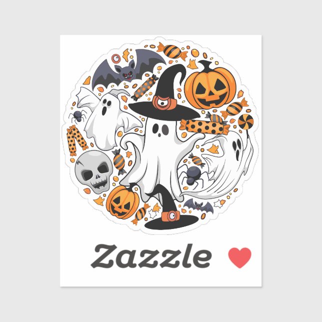 Ghosts Spooky and Creepy Cute Monsters (Sheet)