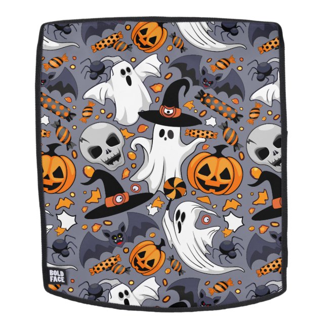 Ghosts Spooky and Creepy Cute Monsters Backpack (Removable Face)
