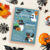 Ghosts Spooky Celebration Boy Halloween Birthday