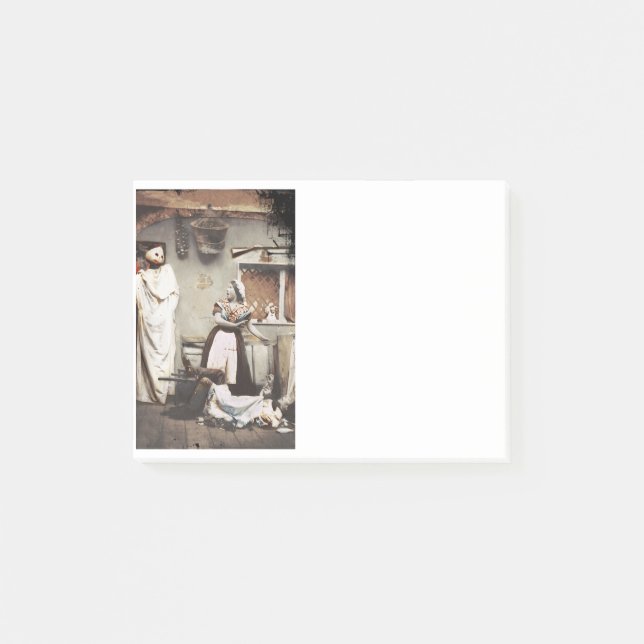 Ghosty Jack-o-lantern Post-it Notes (Front)