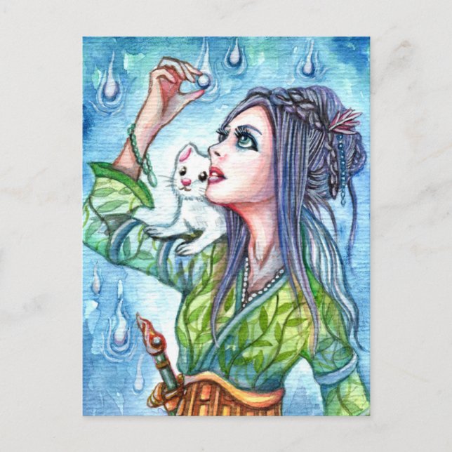 Ghosty Pearl Postcard (Front)