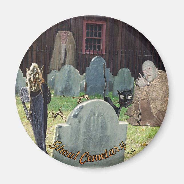 Ghoul Cemetery Magnet (Front)