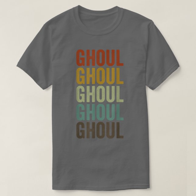Ghoul Fish Retro  T-Shirt (Design Front)