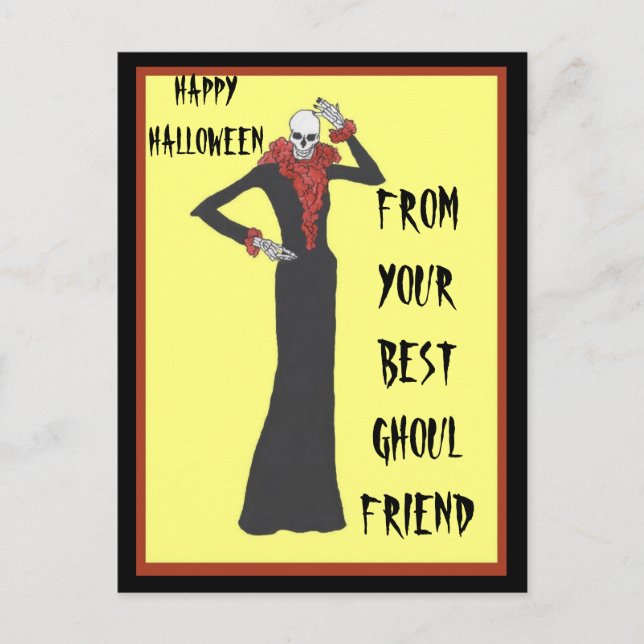 Ghoul Friends Postcard (Front)