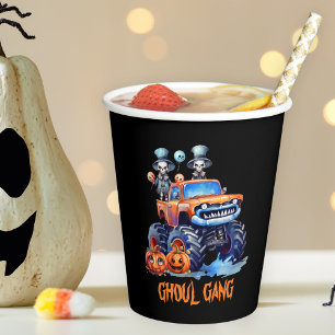 Ghoul Gang Pumpkin Party Paper Cups