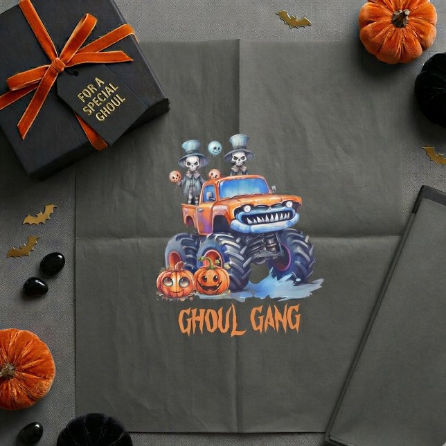 Ghoul Gang Spooky Gift Wrap Tissue Paper (Creator Uploaded)