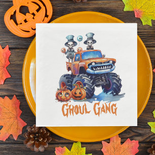 Ghoul Gang Trick or Treat Party Napkins