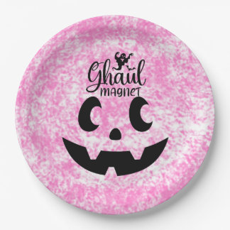 Ghoul Magnet Halloween Cute & Spooky Jack-O Paper Plate