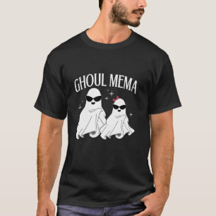 Ghoul Mema Boo Halloween Trick Or Treat Ghost Mema T-Shirt