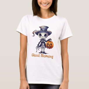 Ghoul Morning Ghoul Skeleton Halloween Mug T-Shirt