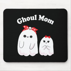 Ghoul Mum Funny Halloween Mummy Ghost Mouse Pad