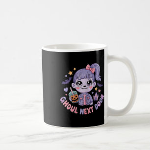 Ghoul Next Door Kawaii Zombie Girl Spooky Cute Hal Coffee Mug
