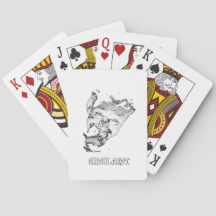 Ghoulardi (Black/White) Playing Cards, Poker Cards