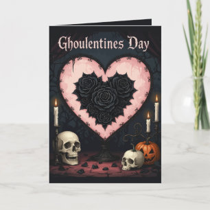 Ghoulentines Day Altar To A Macabre Romance Card