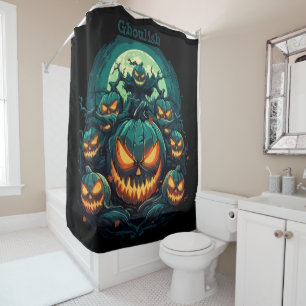 Ghoulish Glare Shower Curtain