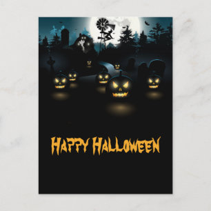 Ghoulish Halloween Postcard