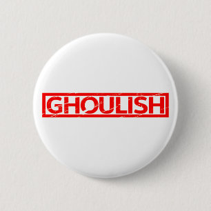 Ghoulish Stamp 6 Cm Round Badge
