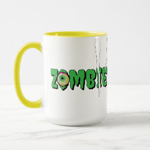 Ghoulishly Fun Funny Rippin' Zombie Halloween  Mug