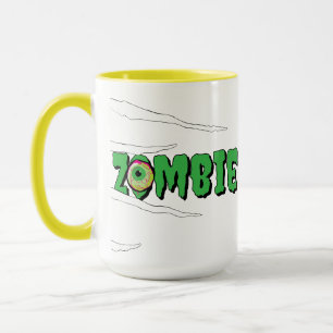 Ghoulishly Fun Funny Rippin' Zombie Halloween Mug