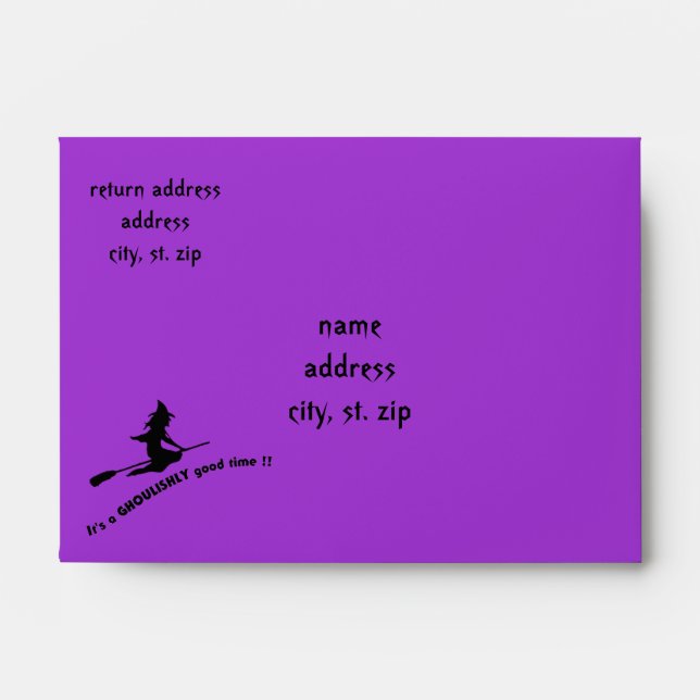 Ghoulishly Good Time - Envelope (Front)
