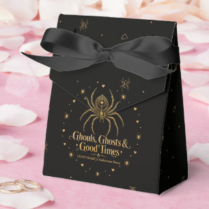 Ghouls Ghosts & Good Times Black Gold Halloween Favour Box