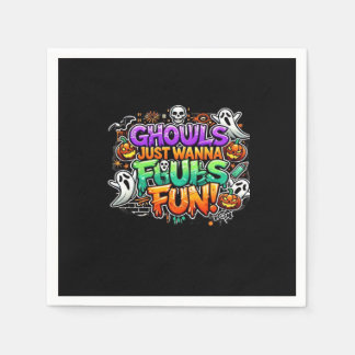 Ghouls Just Wanna Have Fun – Autumn Ghouls Napkin