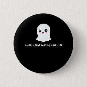 Ghouls Just Wanna Have Fun Boo-tiful Autumn 6 Cm Round Badge