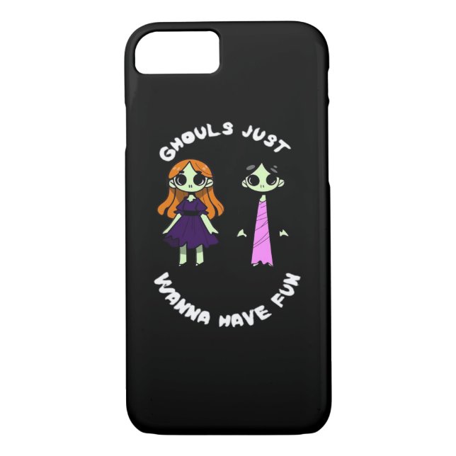 Ghouls Just Wanna Have Fun For Halloween Funny Case-Mate iPhone Case (Back)