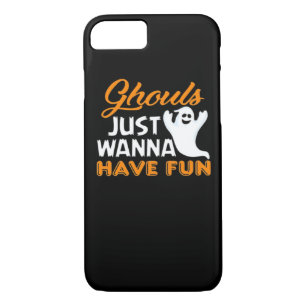 Ghouls Just Wanna Have Fun Funny Halloween Print Case-Mate iPhone Case