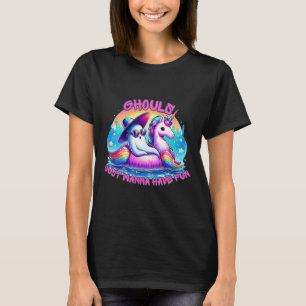 Ghouls Just Wanna Have Fun Ghost Unicorn Summer Va T-Shirt