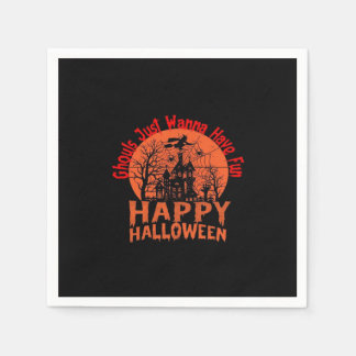 Ghouls Just Wanna Have Fun - Ghoul-Tastic Hallowee Napkin