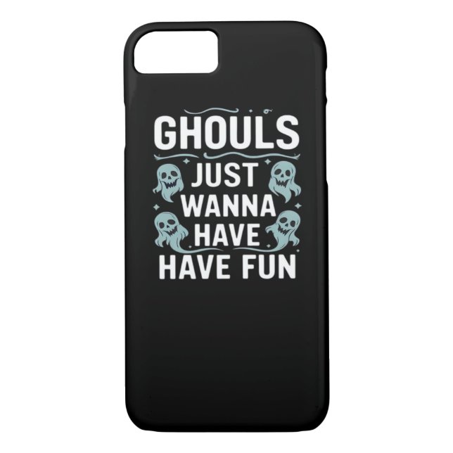 Ghouls Just Wanna Have Fun - Groovy Halloween Case-Mate iPhone Case (Back)