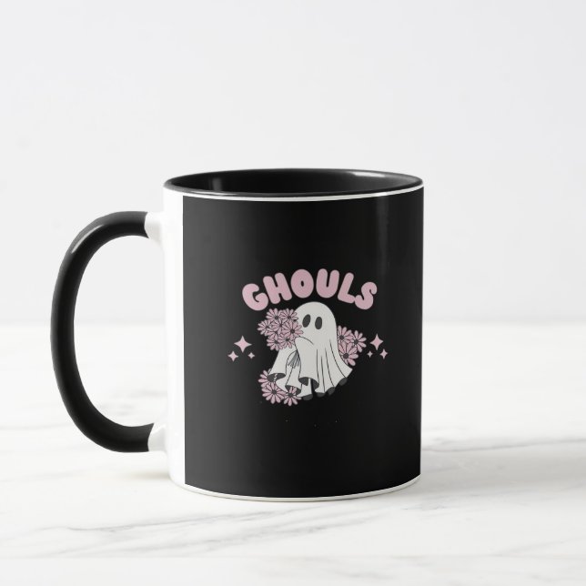 Ghouls Just Wanna Have Fun Halloween Art Basic Sty Mug (Left)